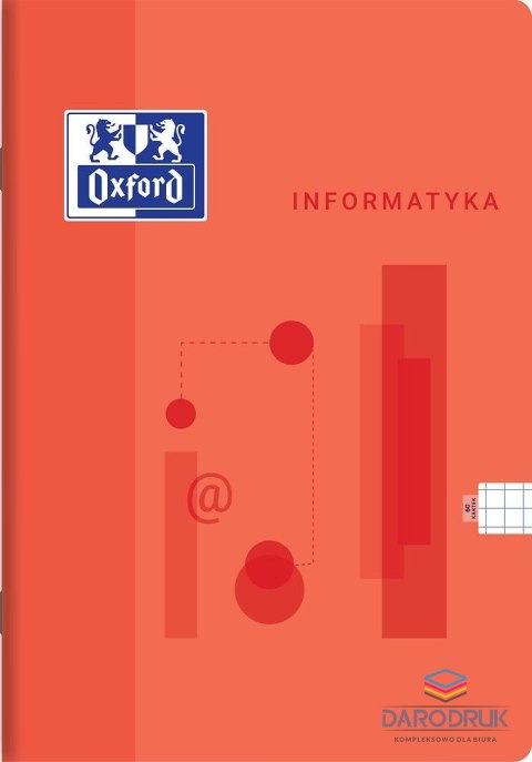 Oxford Zeszyt tematyczny A5 informatyka 60k. 90g krata Oxford (400175632)