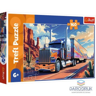 Trefl Puzzle Ciężarówka w trasie 160 el. Trefl (15413)