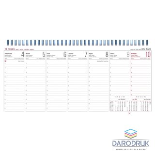 Telegraph Kalendarz biurkowy MANAGER biurkowy 320mm x 150mm Telegraph