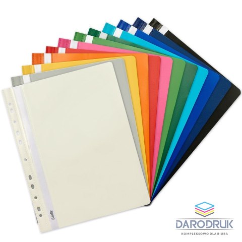 Bantex Skoroszyt A4 EVO wpinany granatowy polipropylen PP Bantex (400076701)