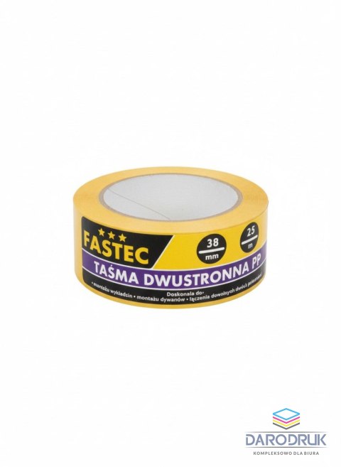 Fastec Taśma dwustronnie klejąca 38 mm x 25 m