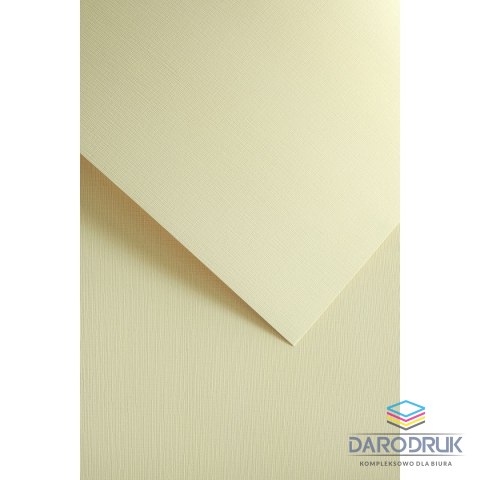 Galeria Papieru Papier ozdobny (wizytówkowy) A4 natte kremowy kremowy 250g Galeria Papieru (205802)