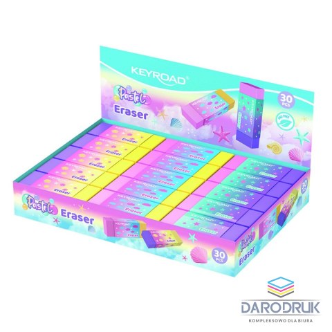 Keyroad Gumka do mazania pastel tęczowa Keyroad (KR972540)