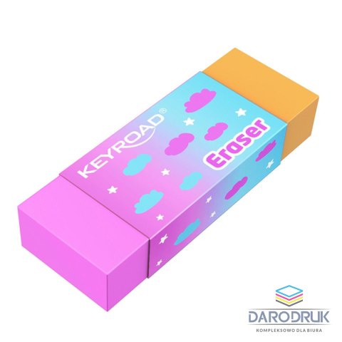 Keyroad Gumka do mazania pastel tęczowa Keyroad (KR972540)