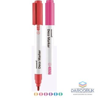 Monami Marker permanentny Deco Marker 460 wkład mix 2,0mm okrągła końcówka Monami