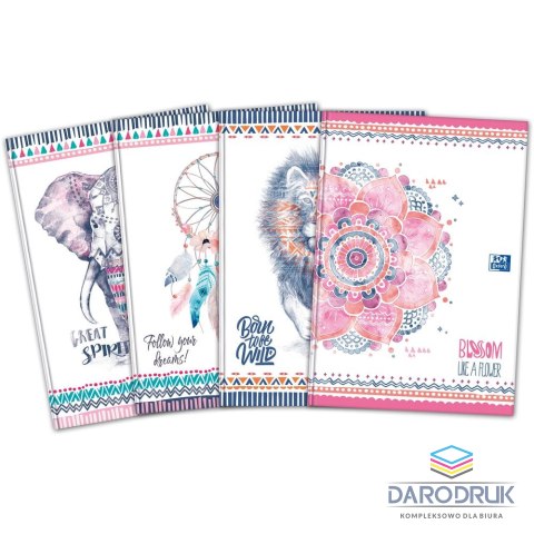 Oxford Brulion A5 Boho boho 96k. 90g krata Oxford (400114802)