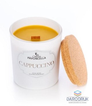 Pavoncella Świeczka ozdobna Classico Cappuccino biała 135 g Pavoncella (5905711530127)
