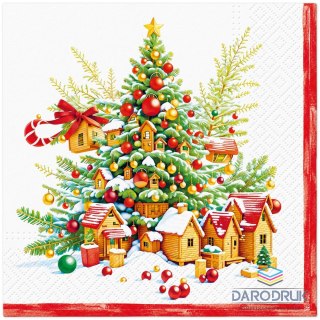 Paw Serwetki Lunch BN Festive Joy Tree mix papier Paw (SDL240800)