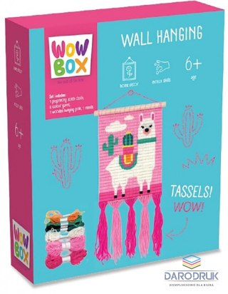 Tm Toys Zestaw kreatywny dla dzieci Wow Box Makrama Lama Tm Toys (WOW0922)