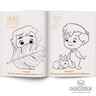Ameet Książka dla dzieci Disney Maluch Kolorowanka z Naklejkami Ameet