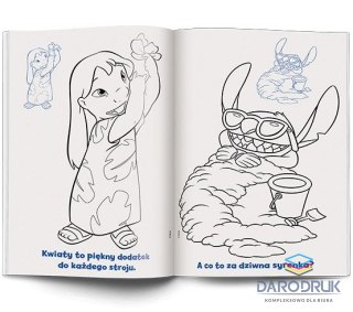 Ameet Książka dla dzieci Disney Stich Kolorowanka z Naklejkami Ameet (NA-9135)