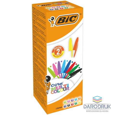 Bic Długopis MULTICOLOUR Cristal wkład mix Bic (926381)