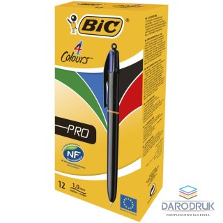 Bic Długopis olejowy 4 Colours Pro wkład mix 0,4mm Bic (902129)