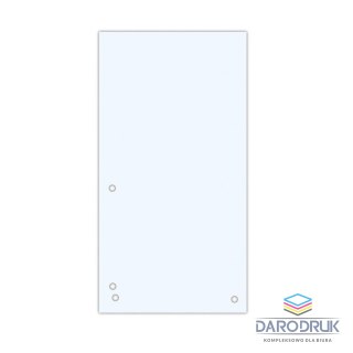 Donau Przekładka czysta 1/3 A4 biała 190g 100k [mm:] 235x105 Donau (8620100-09PL)