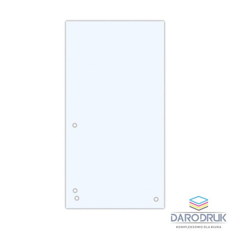 Donau Przekładka czysta 1/3 A4 biała 190g 100k [mm:] 235x105 Donau (8620100-09PL)