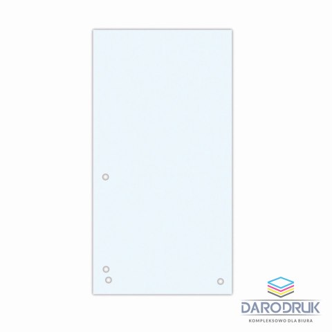 Donau Przekładka czysta 1/3 A4 biała 190g 100k [mm:] 235x105 Donau (8620100-09PL)