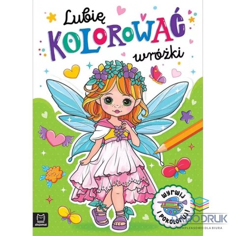 Książka dla dzieci LUBIĘ KOLOROWAĆ WRÓŻKI