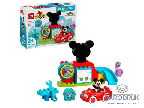 Lego Klocki konstrukcyjne Duplo Klub przyjaciół Myszki Miki i samochód Lego (10454)