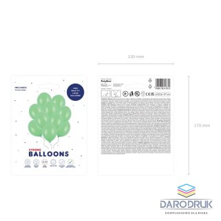 Partydeco Balon gumowy Party Deco BALONY STRONG pastelowy 10 szt 270mm Partydeco (SB12P-102J-10)