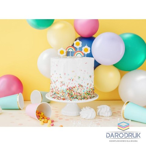 Partydeco Balon gumowy Pastel Eco Balloons biały 260mm Partydeco (ECO26P-008-10)