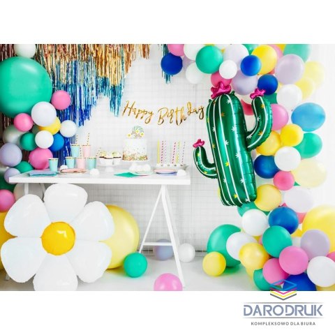 Partydeco Balon gumowy Pastel Eco Balloons biały 260mm Partydeco (ECO26P-008-10)