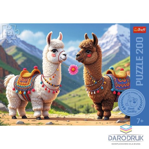 Trefl Puzzle kolorowe lamy 200 el. Trefl (13356)