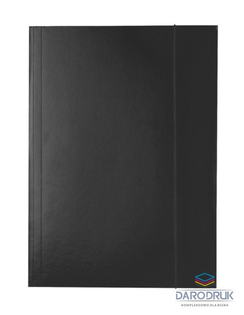 Esselte Teczka kartonowa na gumkę A4 czarny 400g Esselte (13439)