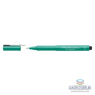 Faber Castell Cienkopis kreślarski Ecco Pigment wkład zielony 0,5mm 1kol. Faber Castell (166563)