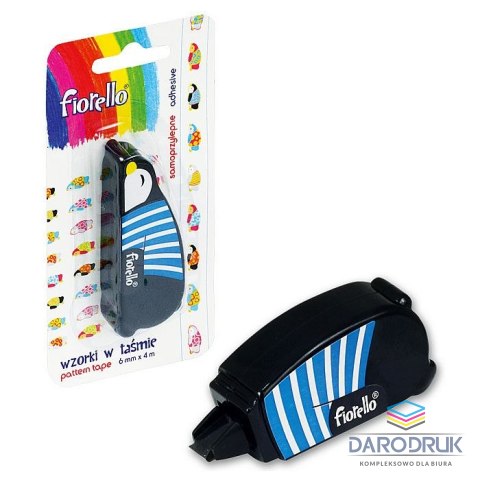 Fiorello Taśma ozdobna Pingwin 6x4 [mm x m] Fiorello (GR-FT4)