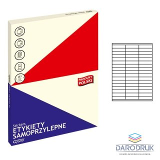 Grand Etykieta samoprzylepna A4 biały [mm:] 70x16,9 Grand (007)