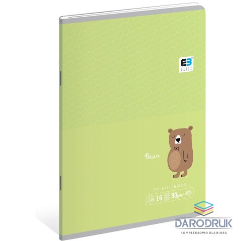 Interdruk Zeszyt A5 B&B KIDS PASTEL 16k. krata Interdruk (ZE16#B&BP)