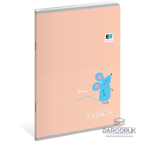 Interdruk Zeszyt A5 B&B KIDS PASTEL 16k. krata Interdruk (ZE16#B&BP)