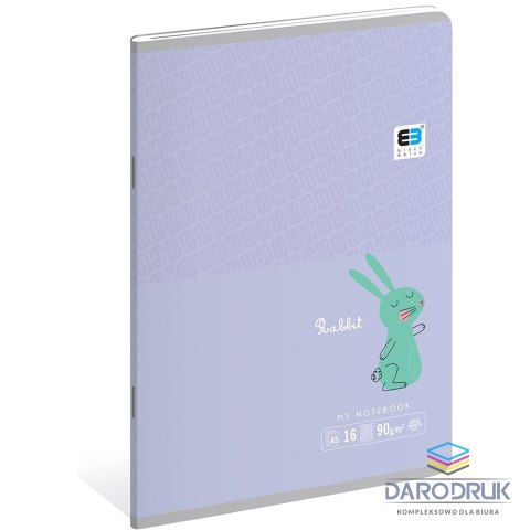Interdruk Zeszyt A5 B&B KIDS PASTEL 16k. krata Interdruk (ZE16#B&BP)
