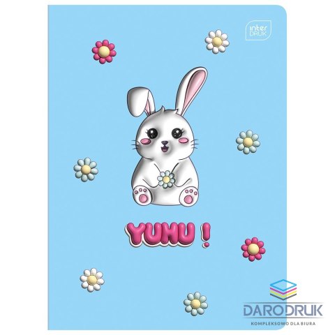 Interdruk Zeszyt A5 YUHU 16k. 70g linia kolor Interdruk