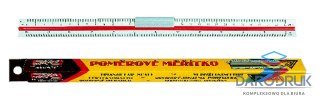Koh-I-Noor Skalówka plastikowa skalówka 30cm Koh-I-Noor (715004)