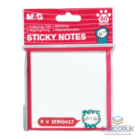 M&G Notes samoprzylepny (karteczki) 80k [mm:] 76x76 M&G (HA LZ 4228-12)