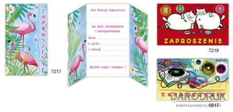 Merigraf Zaproszenie Duże młodzieżowe Merigraf (5902221801365)