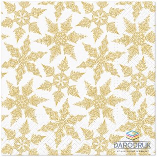 Paw Serwetki Coktail BN Classic decoration mix papier Paw (Gold Winter)