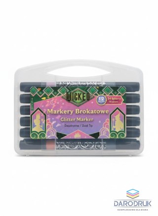 Rexus Marker specjalistyczny Wicket brokatowy wkład mix okrągła końcówka Rexus (0902)