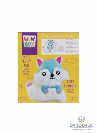 Tm Toys Zestaw kreatywny dla dzieci Wow Box do samodzielnego wykonania pluszowego lisa Tm Toys (WOW0273)