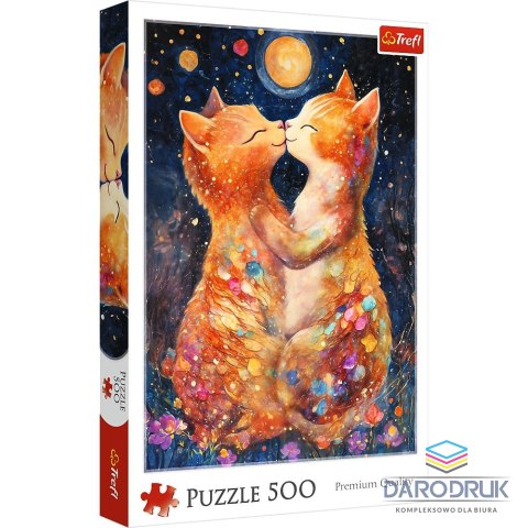 Trefl Puzzle Pocałunek w świetle księżyca 500 el. Trefl (37546)