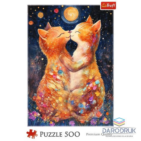 Trefl Puzzle Pocałunek w świetle księżyca 500 el. Trefl (37546)