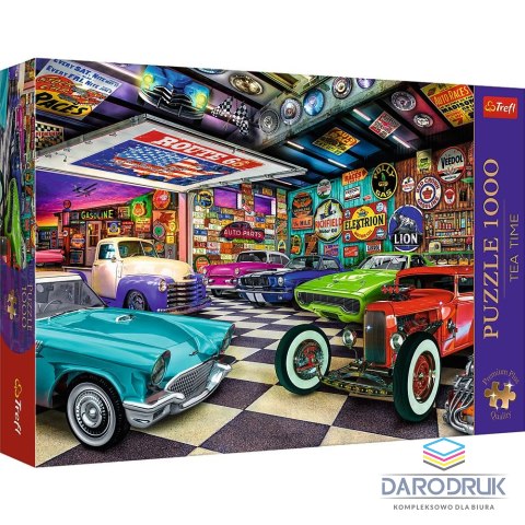 Trefl Puzzle Premium Plus Garaż kolekcjonera samochodów 1000 el. Trefl (10845)