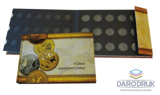 Warta Klaser numizmatyczny ALBUM Z KLAPKĄ beżowy [mm:] 250x176 Warta (112-012)