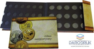 Warta Klaser numizmatyczny ALBUM Z KLAPKĄ beżowy [mm:] 250x176 Warta (112-012)