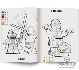Ameet Książka dla dzieci LEGO® Star Wars™. Kolorowanka według kodu Ameet (KKO 6301)
