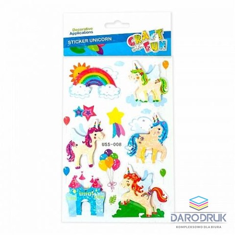 Craft with Fun Naklejka (nalepka) JEDNOROZEC Craft with Fun (411450)