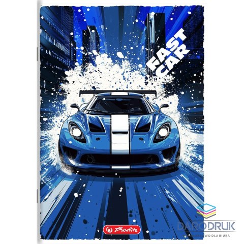 Herlitz Zeszyt A5 Fast Car 32k. 70g krata Herlitz (400196836)