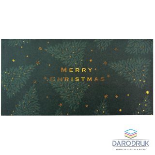 Interdruk Koperta specjalnego przeznaczenia CHRISTMAS DŁUGIE Z GUMKĄ [mm:] 220x110 Interdruk (5 SZT)