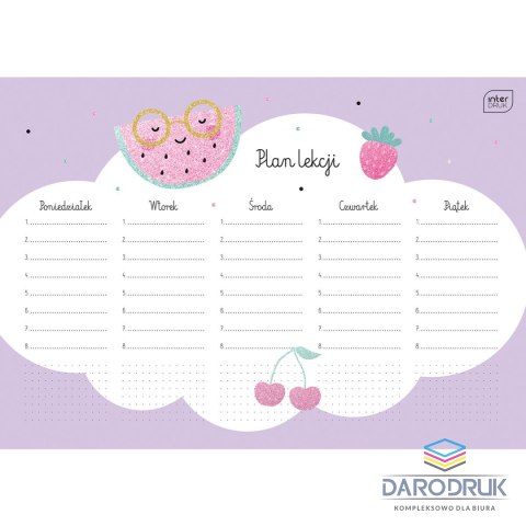 Interdruk Plan lekcji Glitter Interdruk (PLANA4GLI)